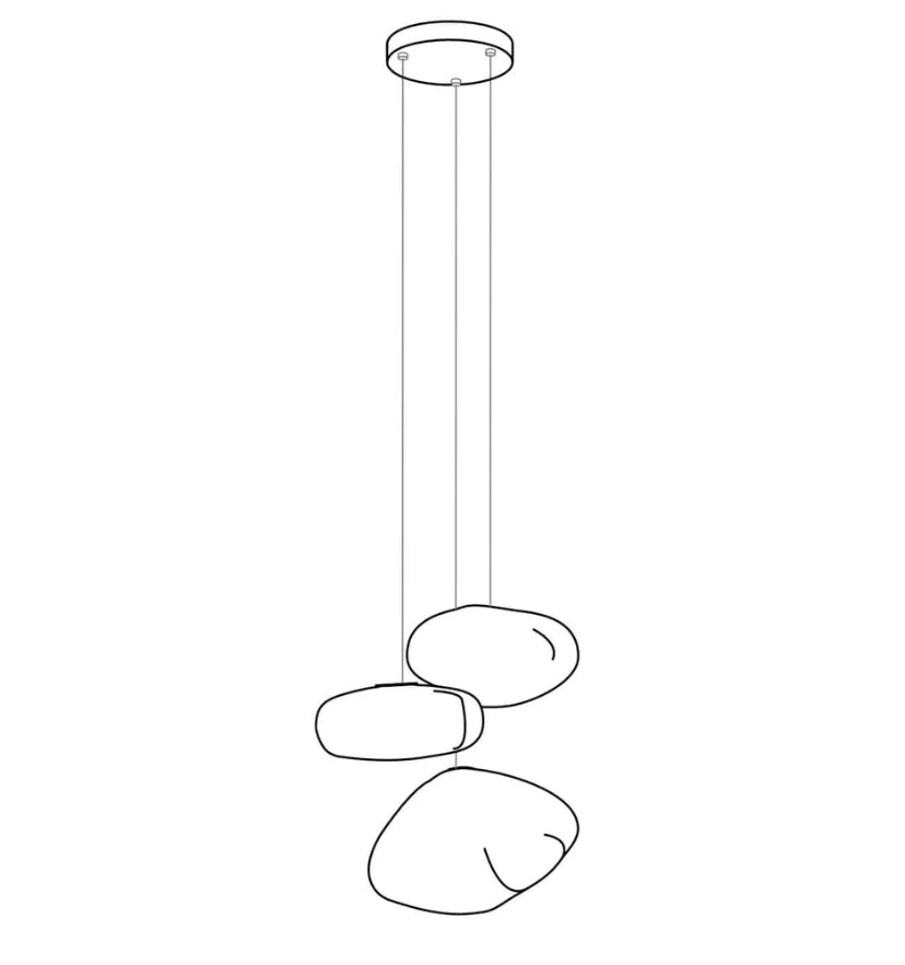 73 Random Glass Pendant Light - Yiarolight