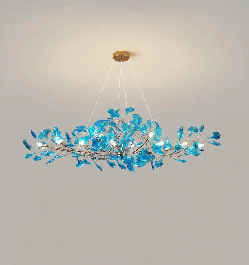 Acrylic Ginkgo Leaf Chandelier - Yiarolight