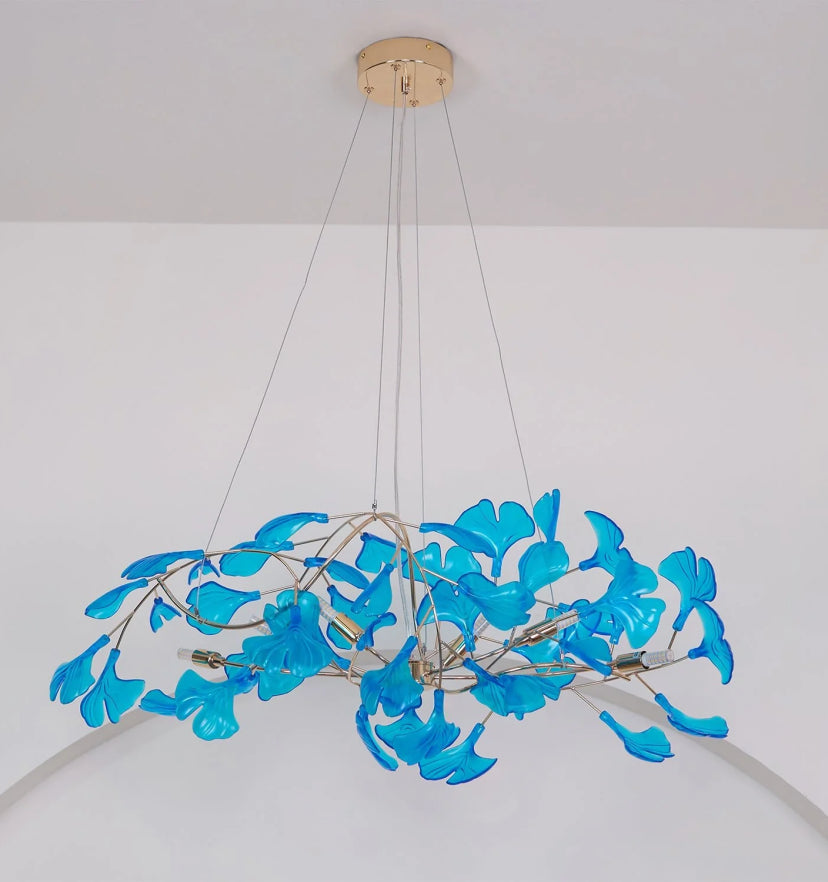 Acrylic Ginkgo Leaf Chandelier - Yiarolight