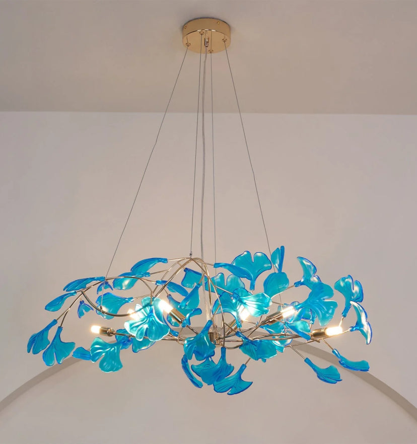 Acrylic Ginkgo Leaf Chandelier - Yiarolight