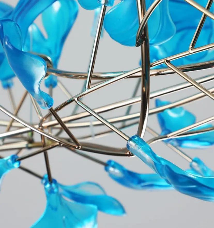 Acrylic Ginkgo Leaf Chandelier - Yiarolight