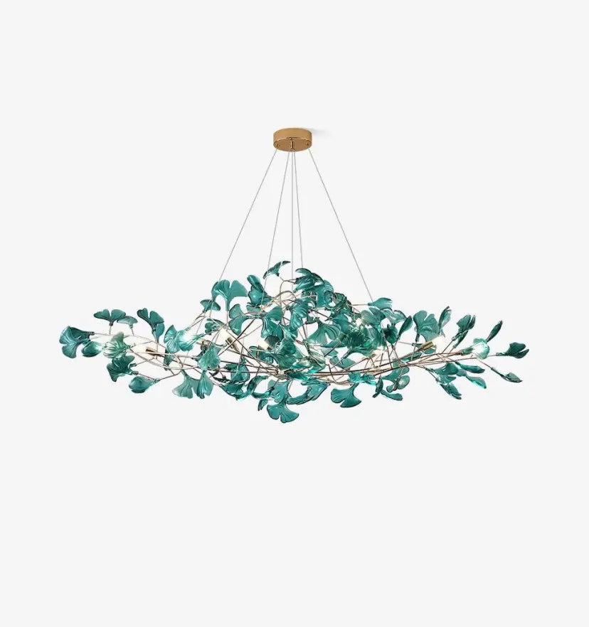 Acrylic Ginkgo Leaf Chandelier - Yiarolight