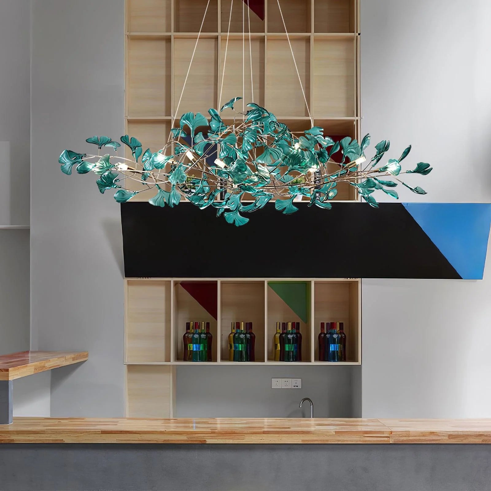 Acrylic Ginkgo Leaf Chandelier - Yiarolight