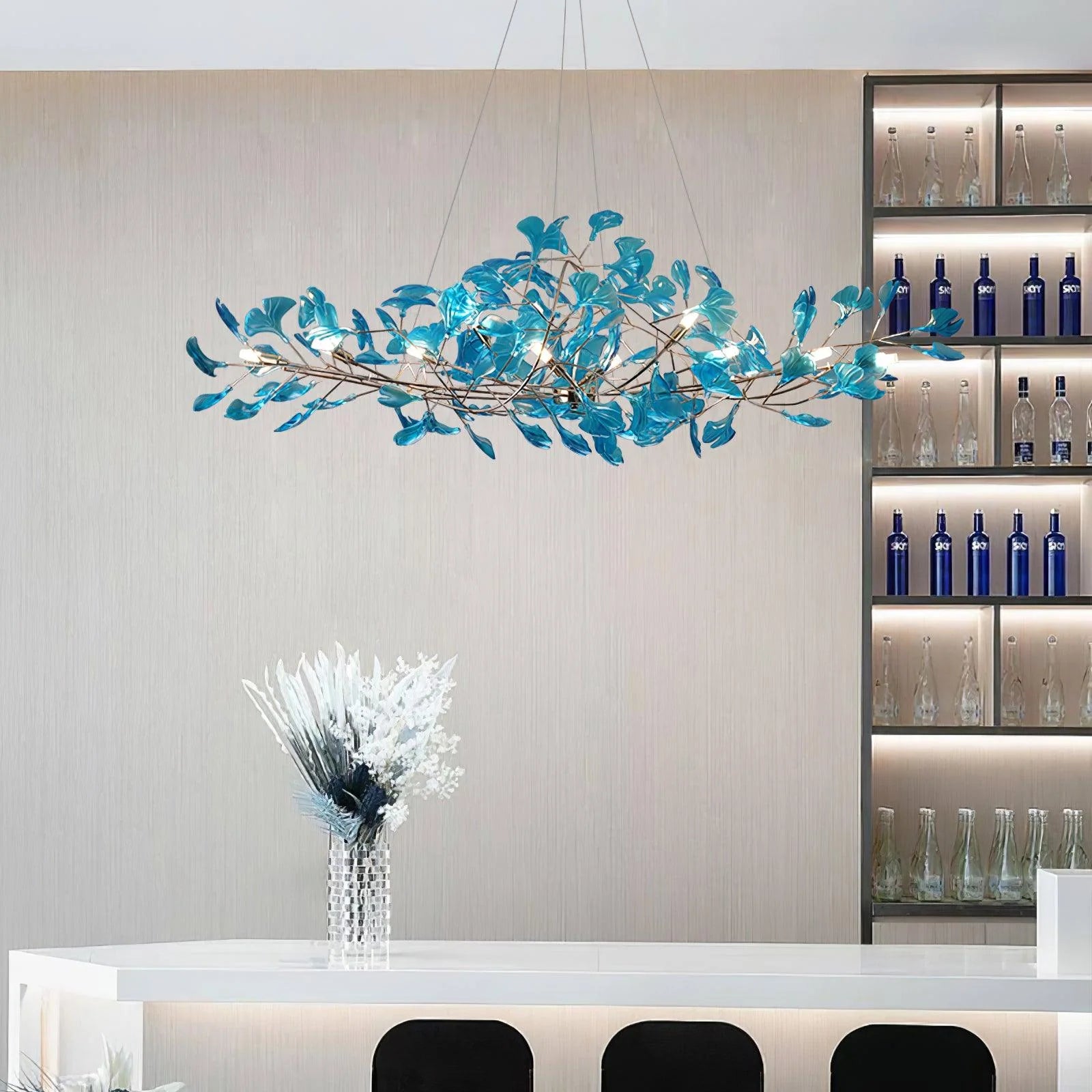 Acrylic Ginkgo Leaf Chandelier - Yiarolight