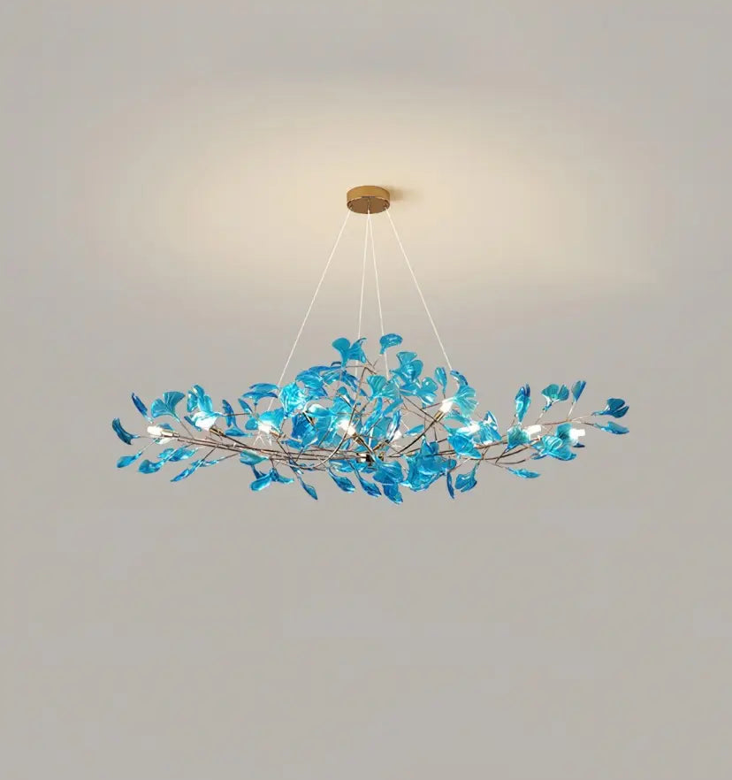 Acrylic Ginkgo Leaf Chandelier - Yiarolight
