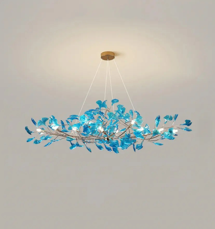 Acrylic Ginkgo Leaf Chandelier - Yiarolight