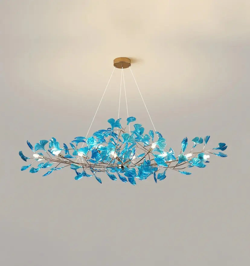 Acrylic Ginkgo Leaf Chandelier - Yiarolight