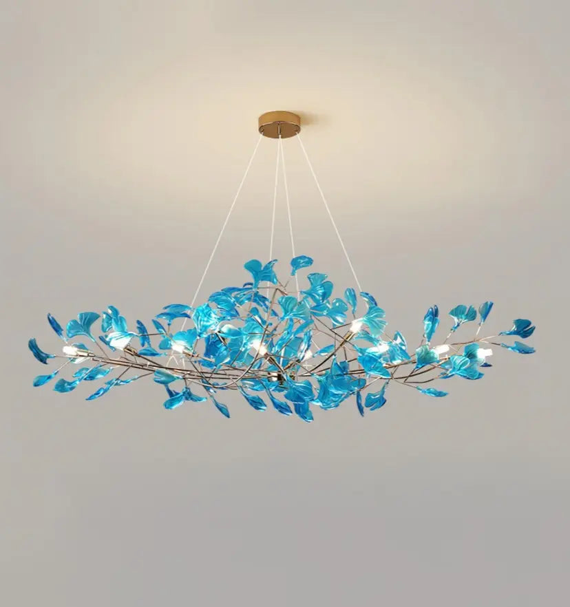 Acrylic Ginkgo Leaf Chandelier - Yiarolight