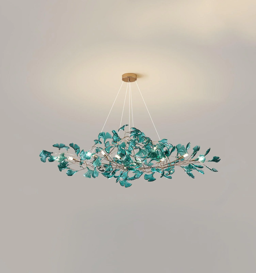 Acrylic Ginkgo Leaf Chandelier - Yiarolight