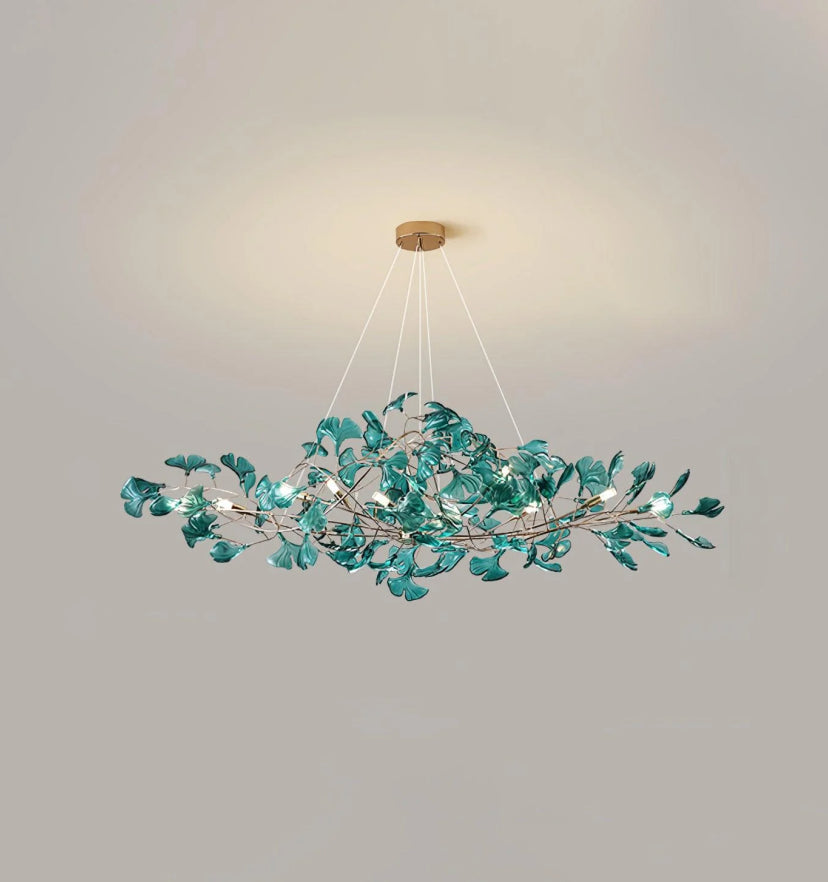 Acrylic Ginkgo Leaf Chandelier - Yiarolight