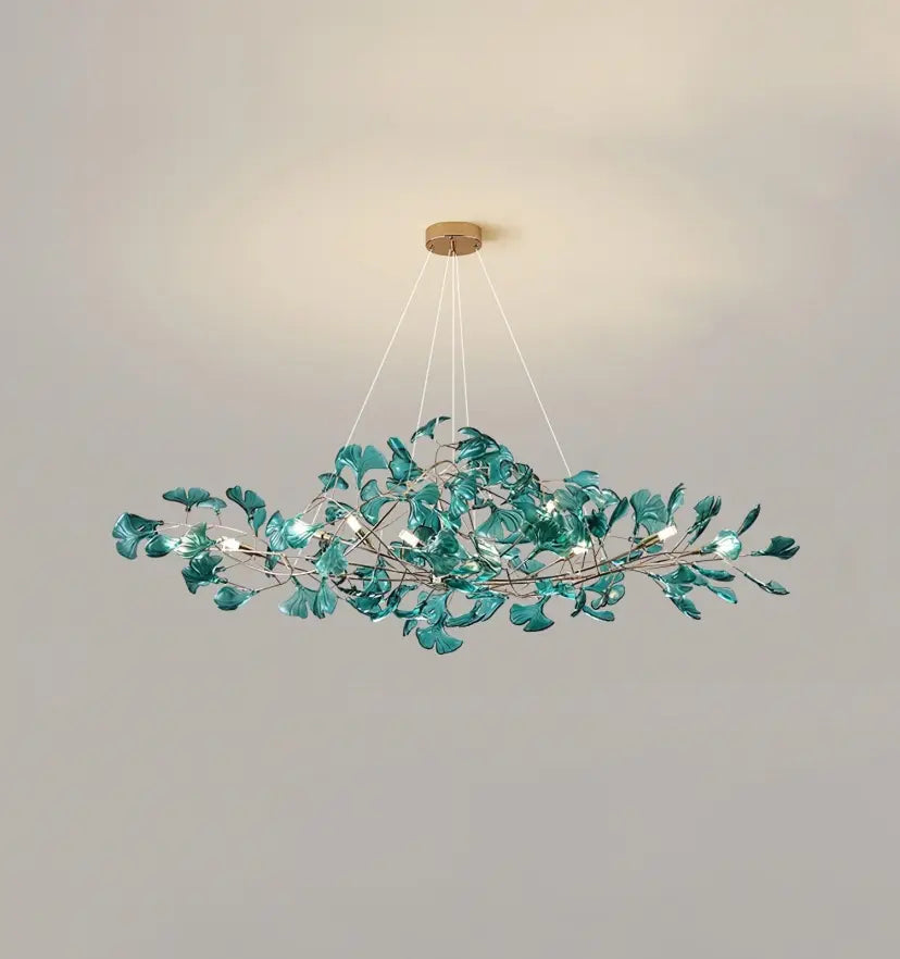 Acrylic Ginkgo Leaf Chandelier - Yiarolight
