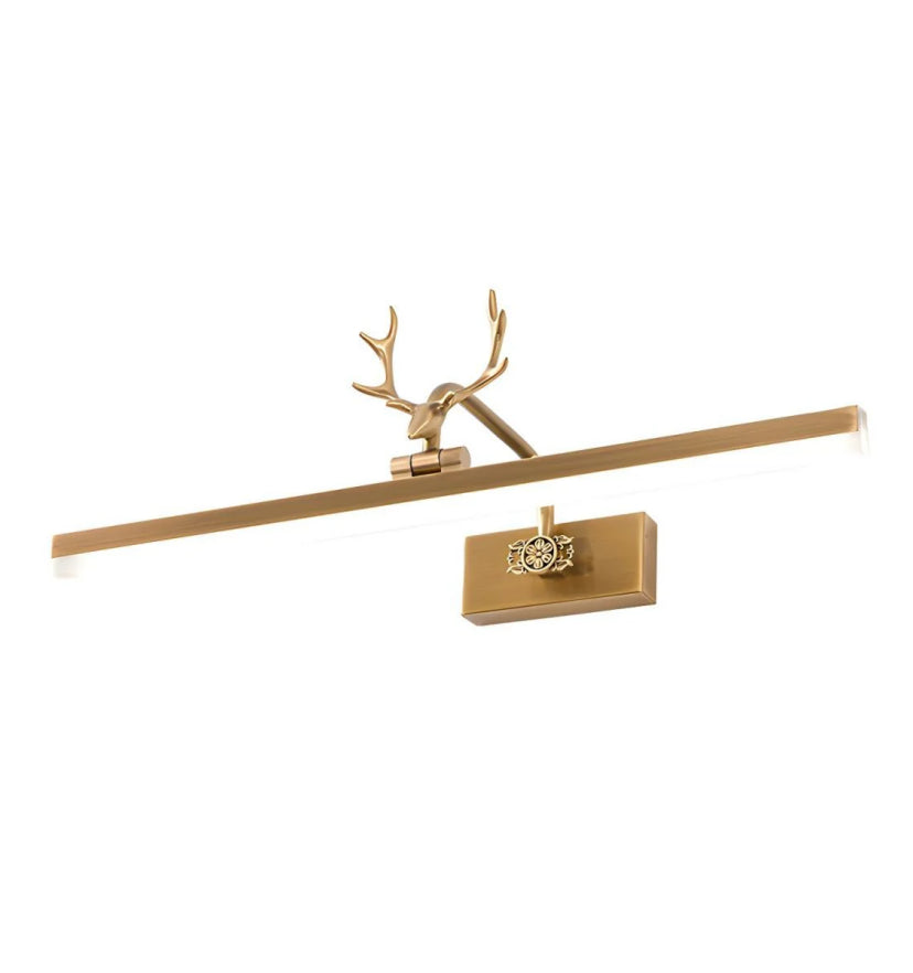 Adelaide Antler Brass Wall Lamp - Auraolight