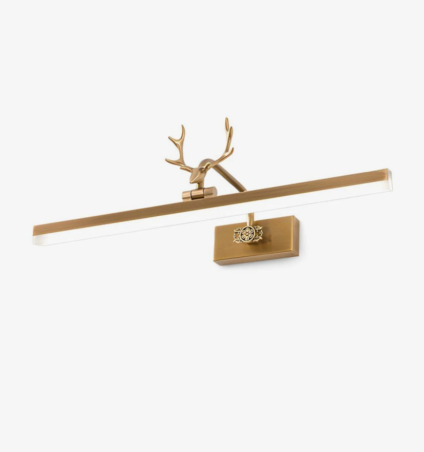Adelaide Antler Brass Wall Lamp - Auraolight