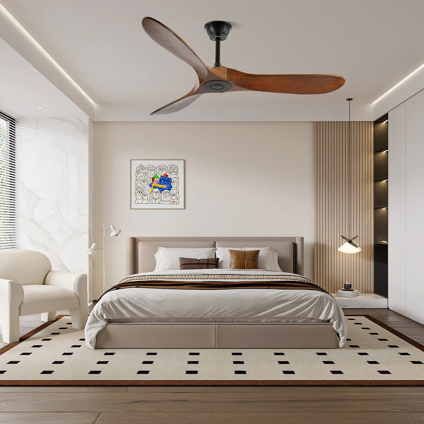 Aero Breeze 42"/52" Ceiling Fan - Yiarolight