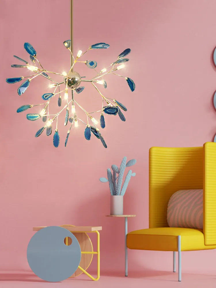 Agate Flake Chandelier - Yiarolight
