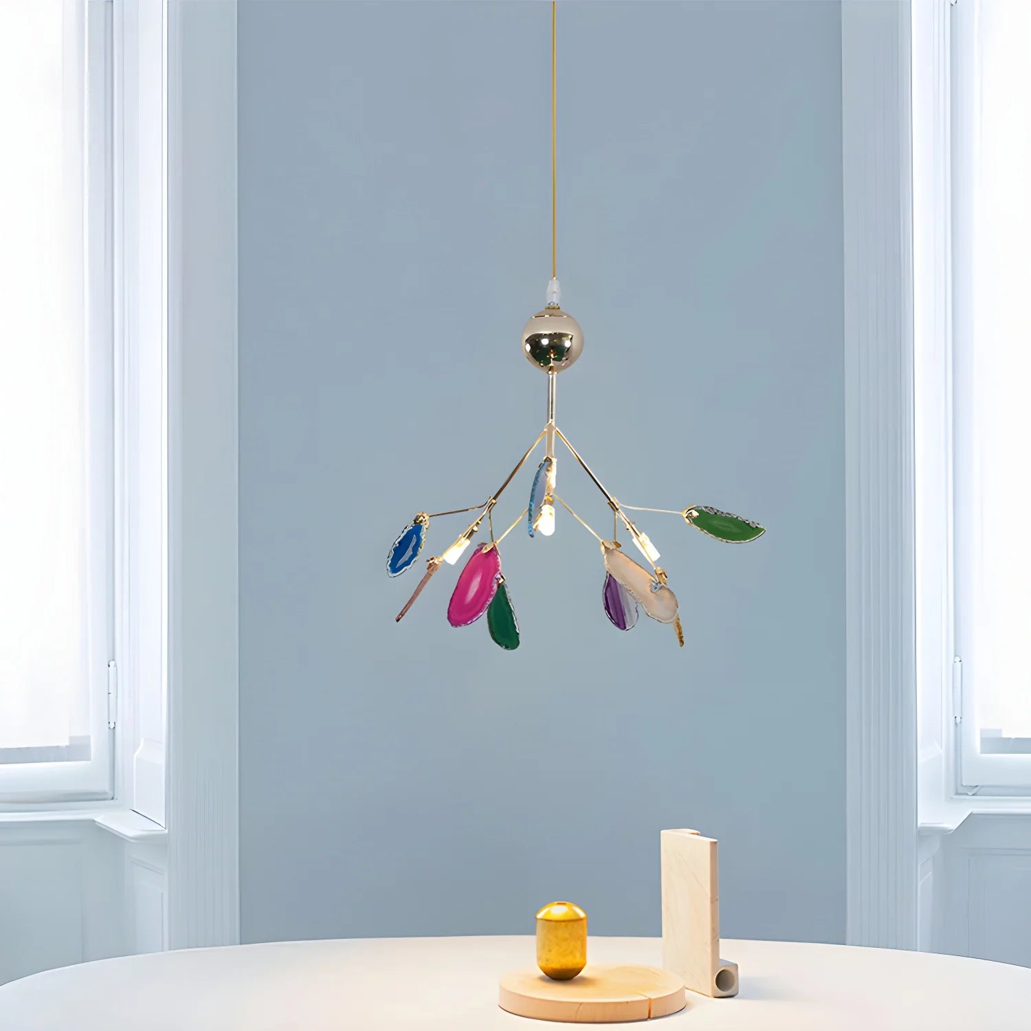 Agate Flake Chandelier - Yiarolight