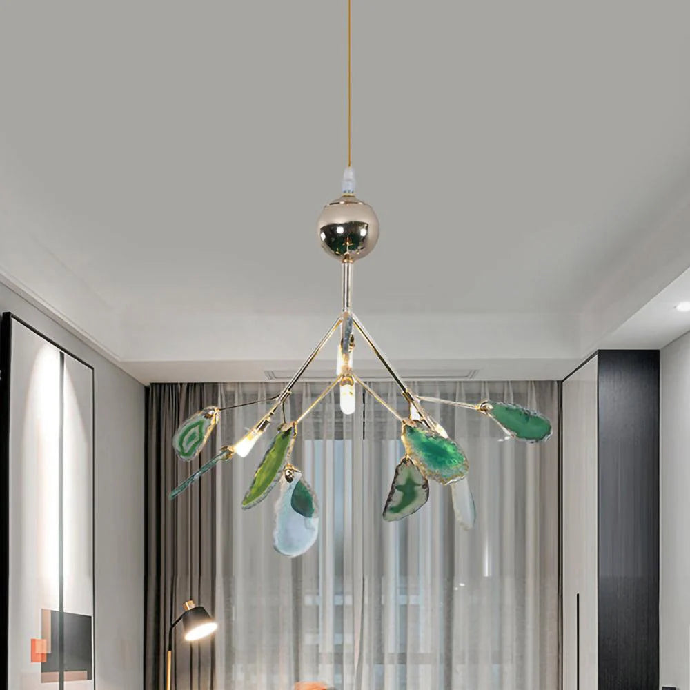 Agate Flake Chandelier - Yiarolight