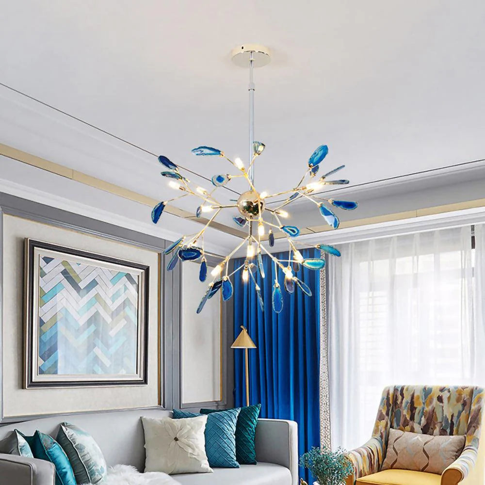 Agate Flake Chandelier - Yiarolight
