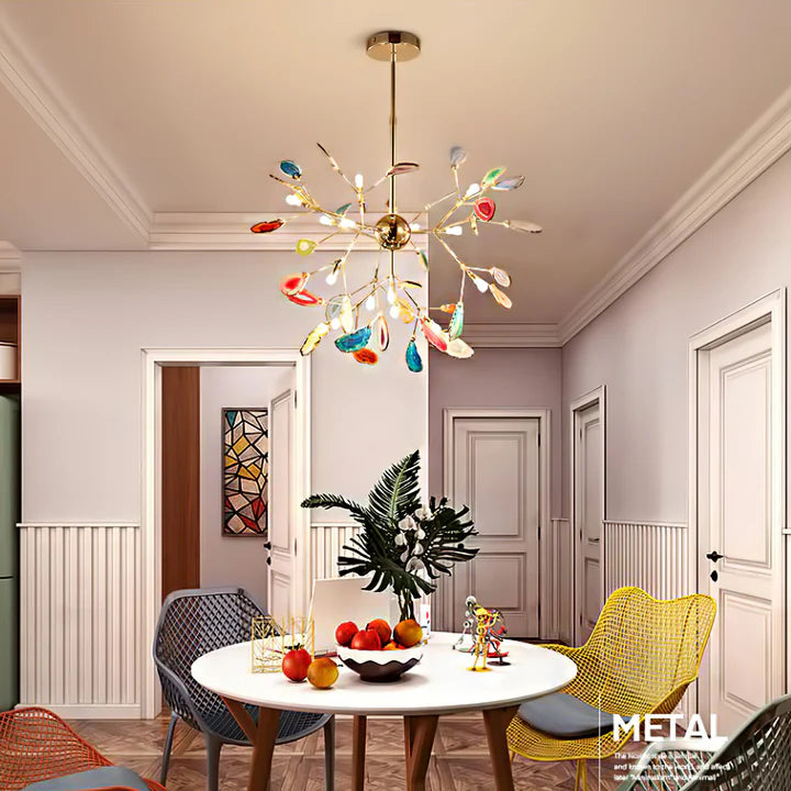 Agate Flake Chandelier - Yiarolight