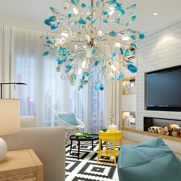 Agate Flake Chandelier - Yiarolight