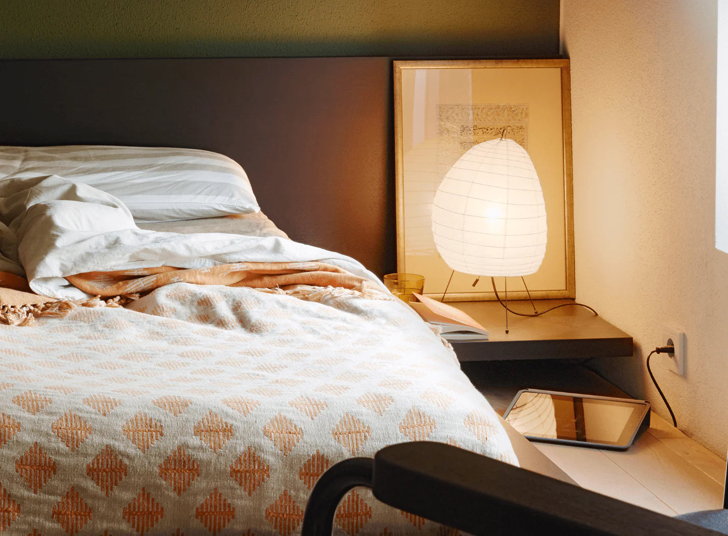 Washi Paper 1N Table Lamp - Yiarolight