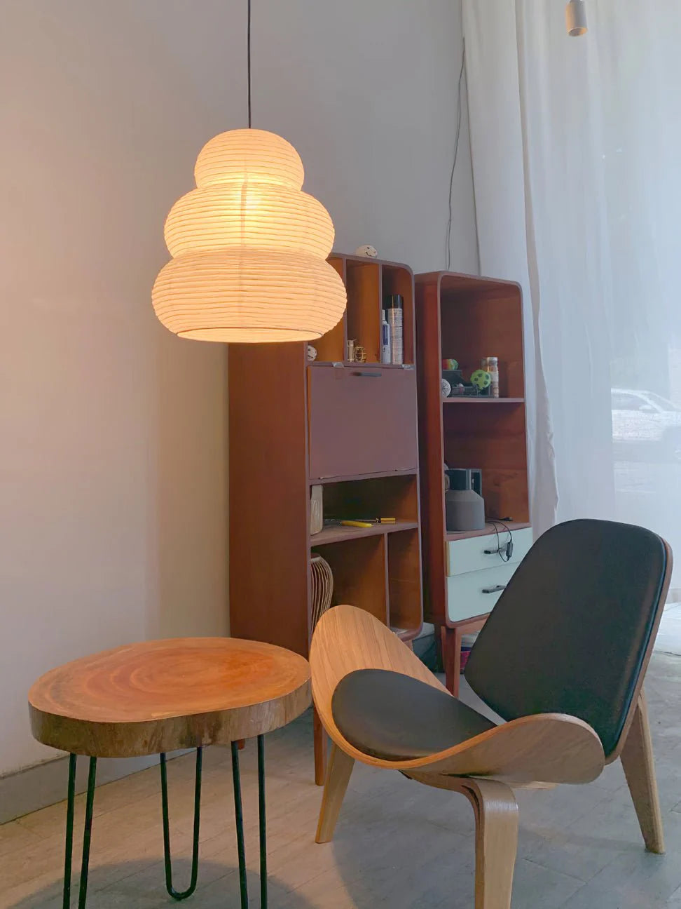 Washi Paper 24N Pendant Swag Light - Yiarolight