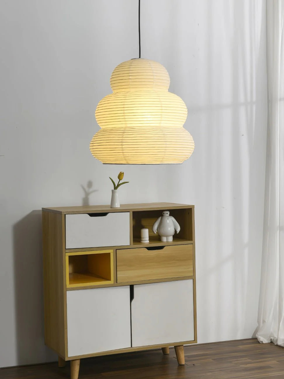 Washi Paper 24N Pendant Swag Light - Yiarolight