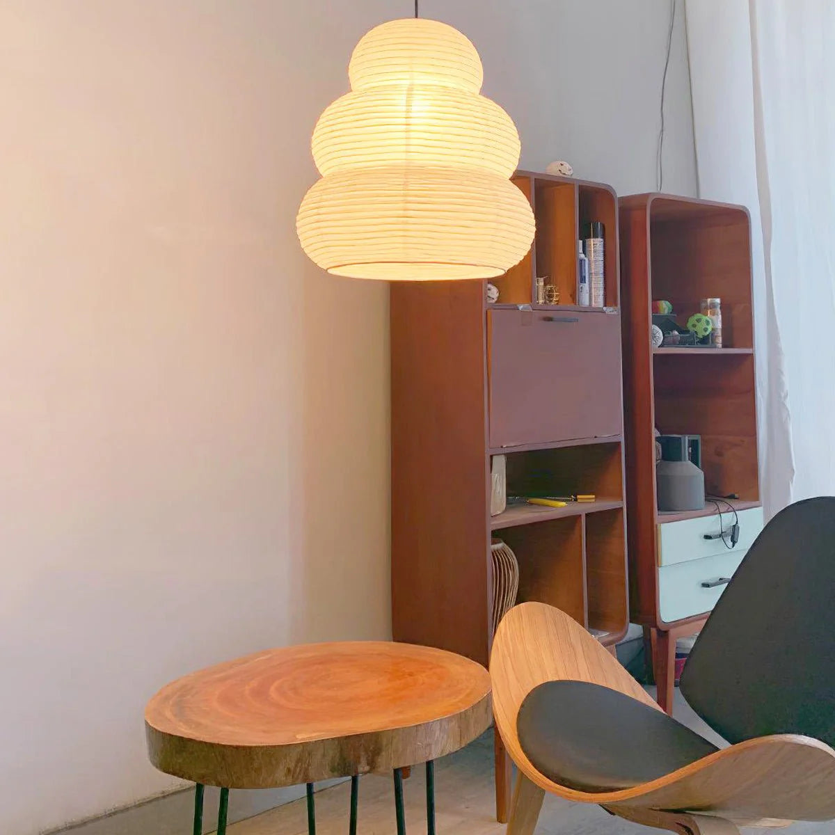 Washi Paper 24N Pendant Swag Light - Yiarolight