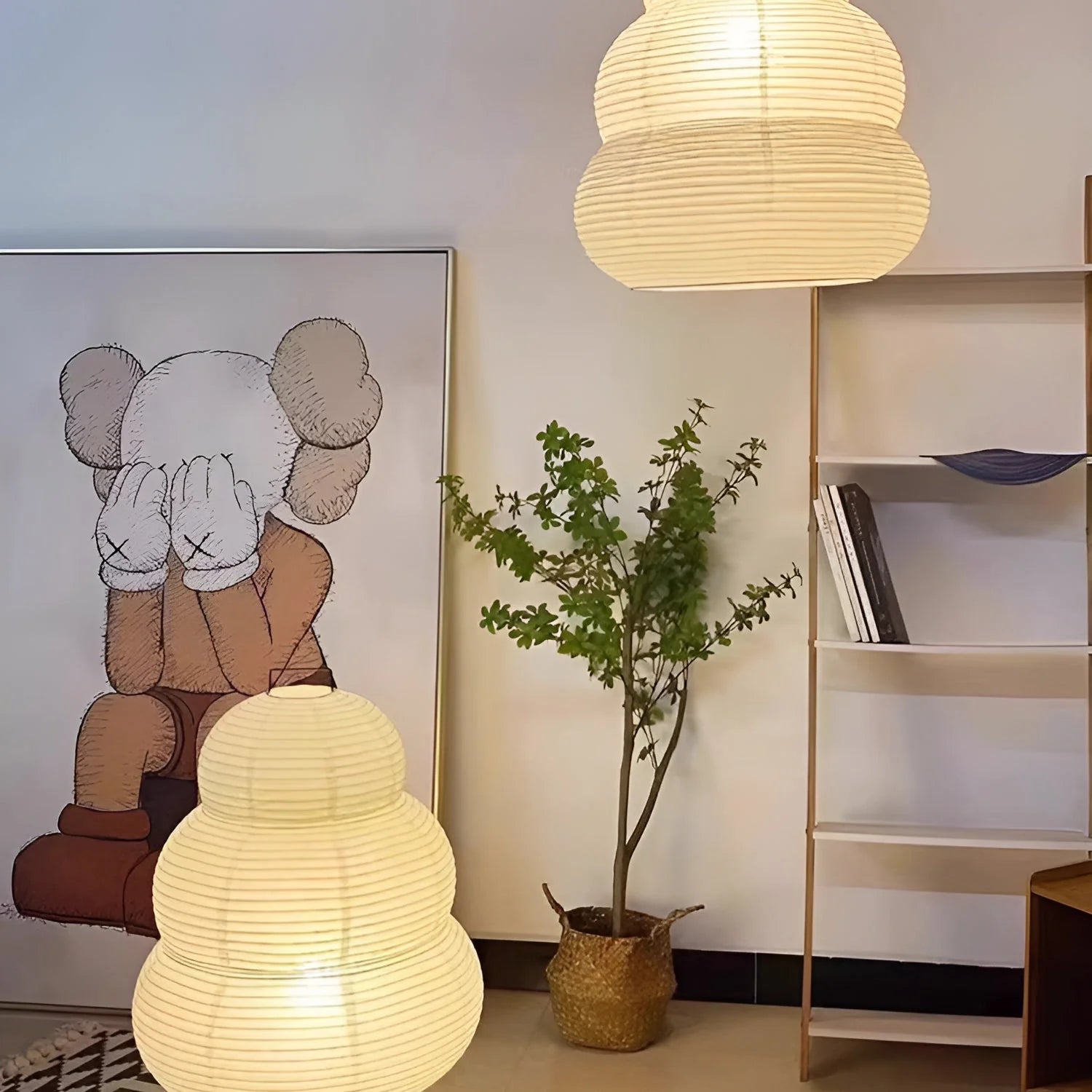 Washi Paper 24N Pendant Swag Light - Yiarolight