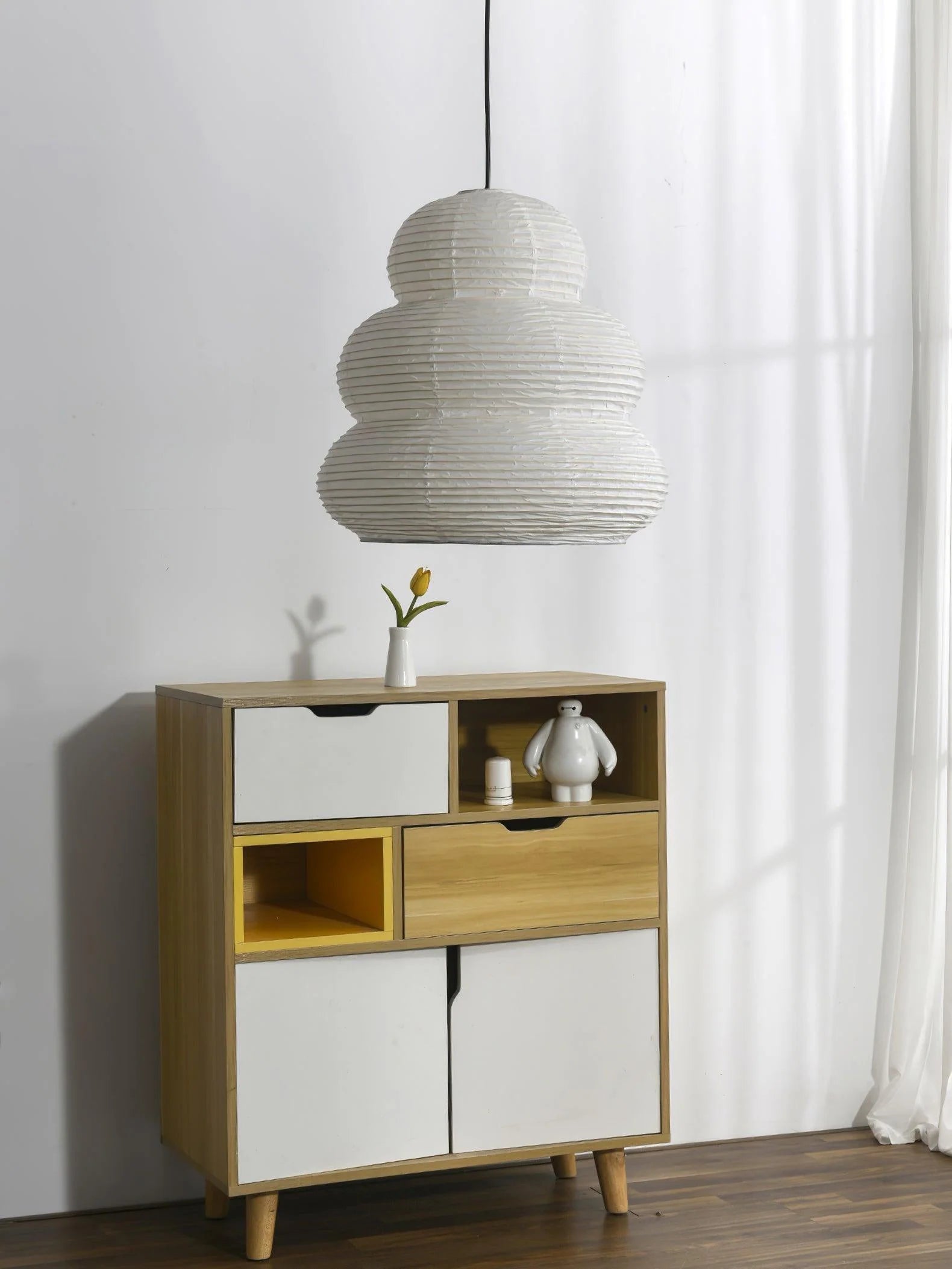 Washi Paper 24N Pendant Swag Light - Yiarolight