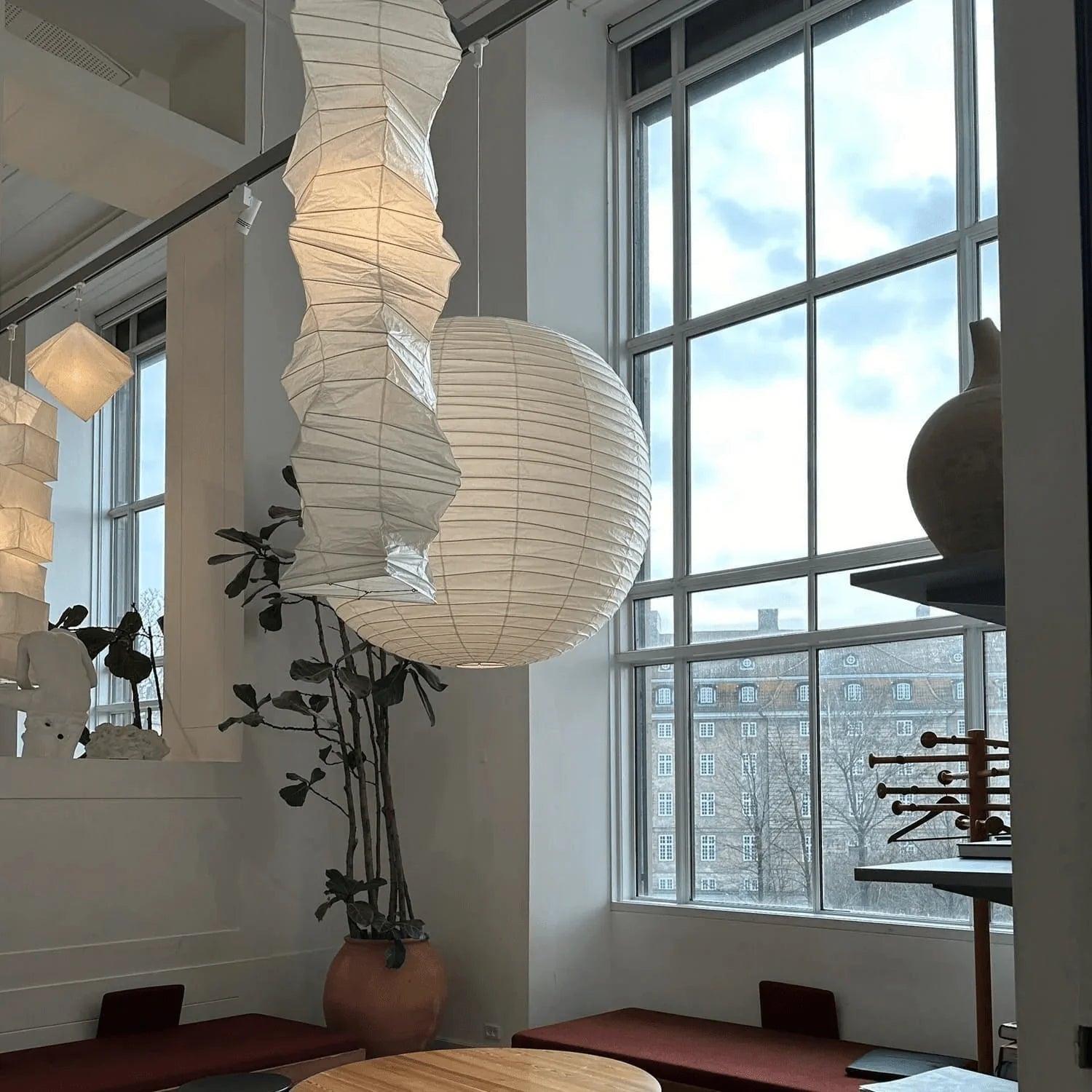 Washi Paper 33N Pendant Light - Yiarolight