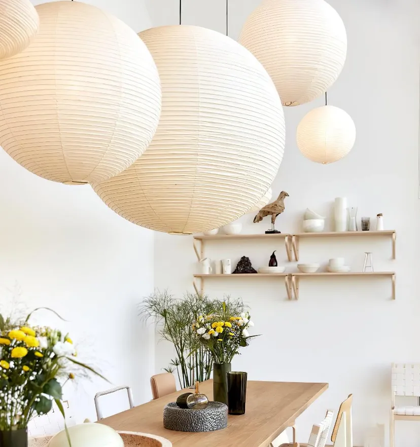 Washi Paper A Pendant Lamp - Yiarolight