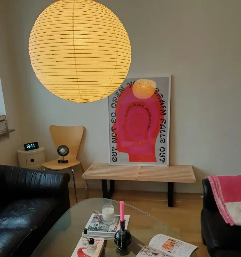 Washi Paper A Pendant Lamp - Yiarolight