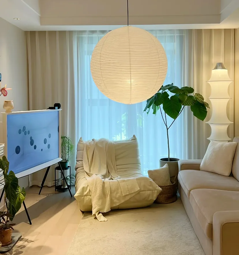 Washi Paper A Pendant Lamp - Yiarolight
