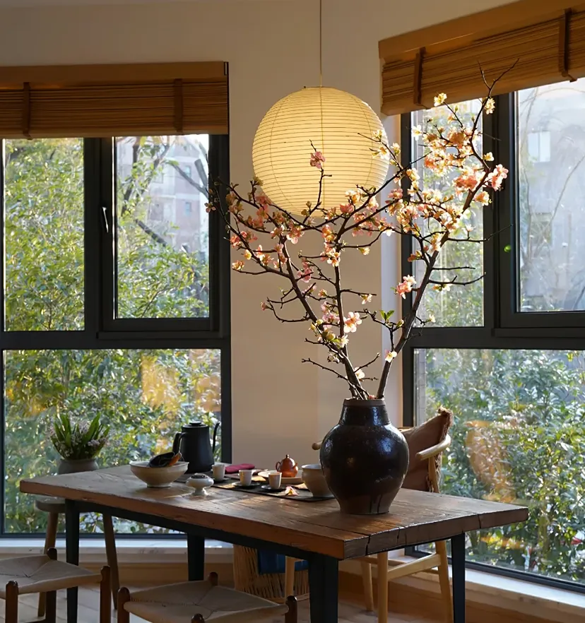 Washi Paper A Pendant Lamp - Yiarolight