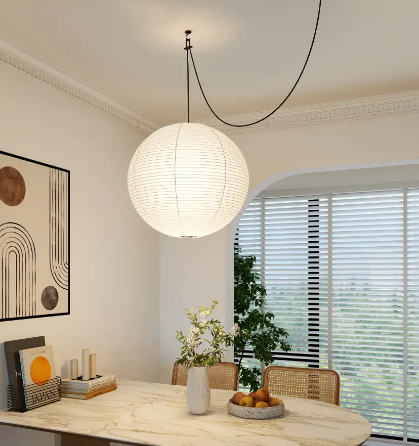 Washi Paper A Pendant Lamp - Yiarolight