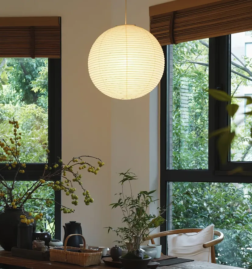 Washi Paper A Pendant Lamp - Yiarolight