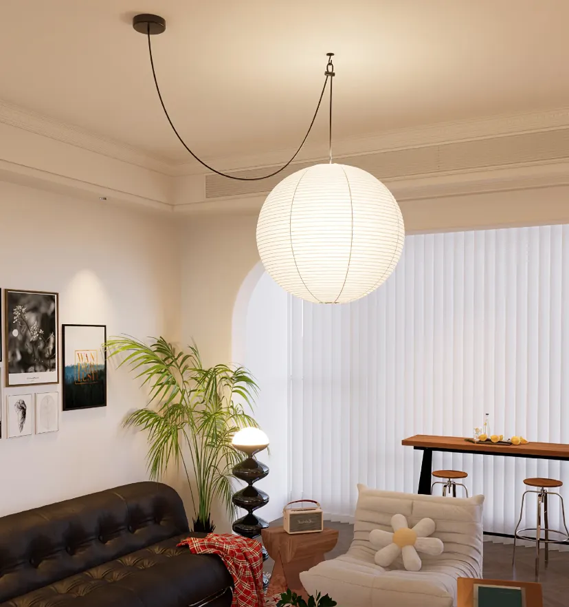 Washi Paper A Pendant Lamp - Yiarolight