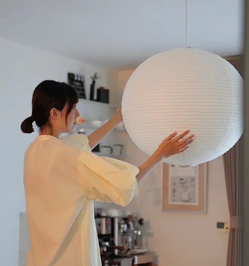 Washi Paper A Pendant Lamp - Yiarolight