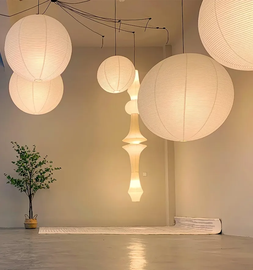 Washi Paper A Pendant Lamp - Yiarolight
