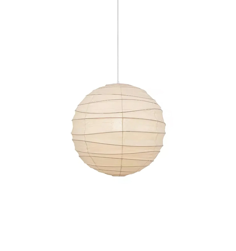 Washi Paper D Pendant Light - Yiarolight