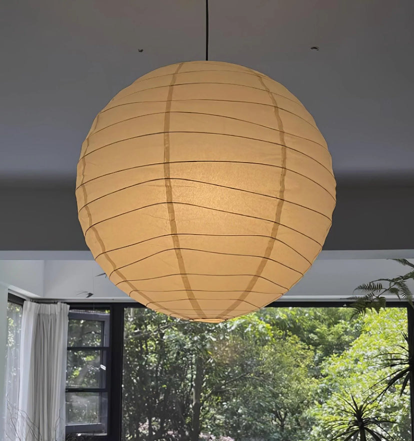 Washi Paper D Pendant Light - Yiarolight