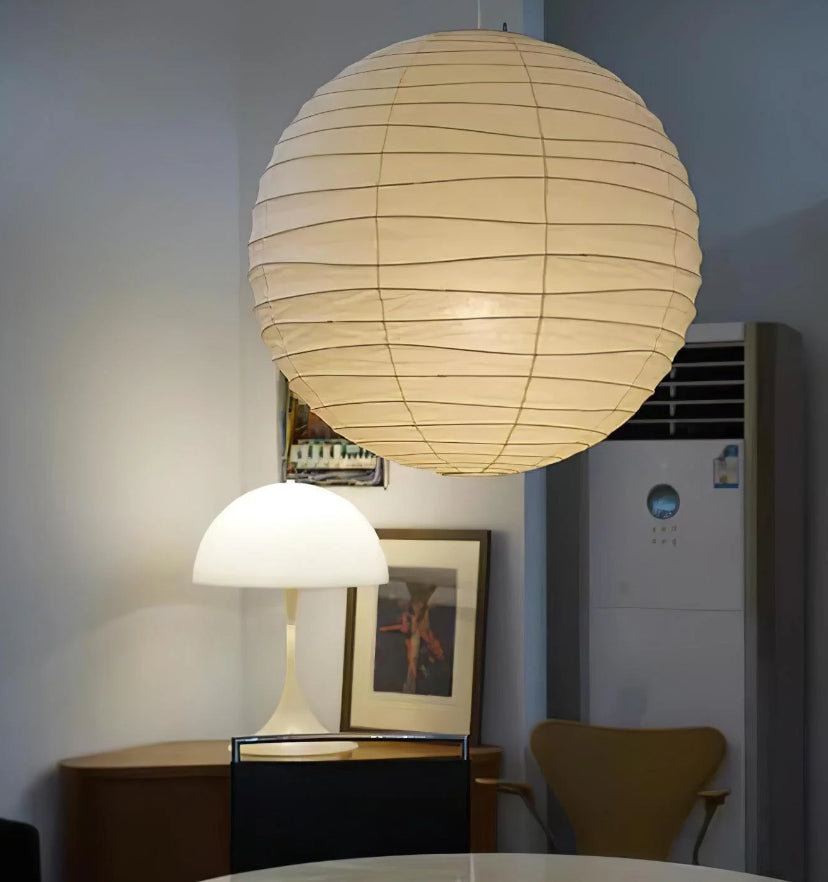 Washi Paper D Pendant Light - Yiarolight