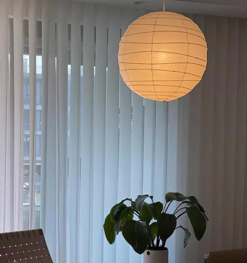 Washi Paper D Pendant Light - Yiarolight