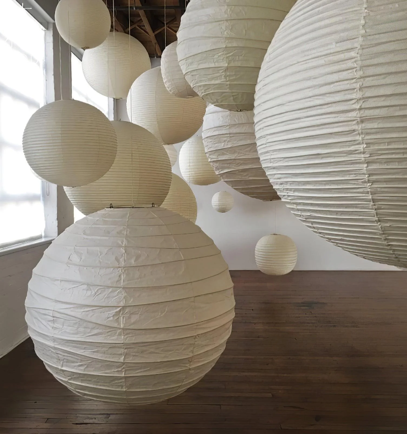 Washi Paper D Pendant Light - Yiarolight
