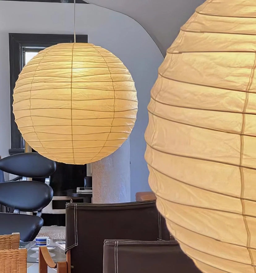 Washi Paper D Pendant Light - Yiarolight