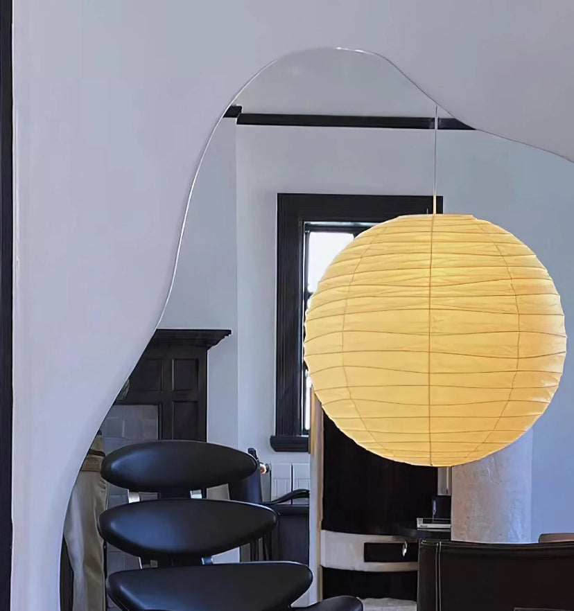 Washi Paper D Pendant Light - Yiarolight