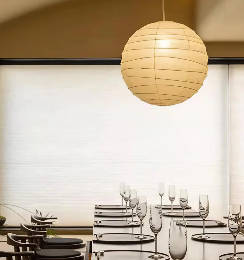 Washi Paper D Pendant Light - Yiarolight