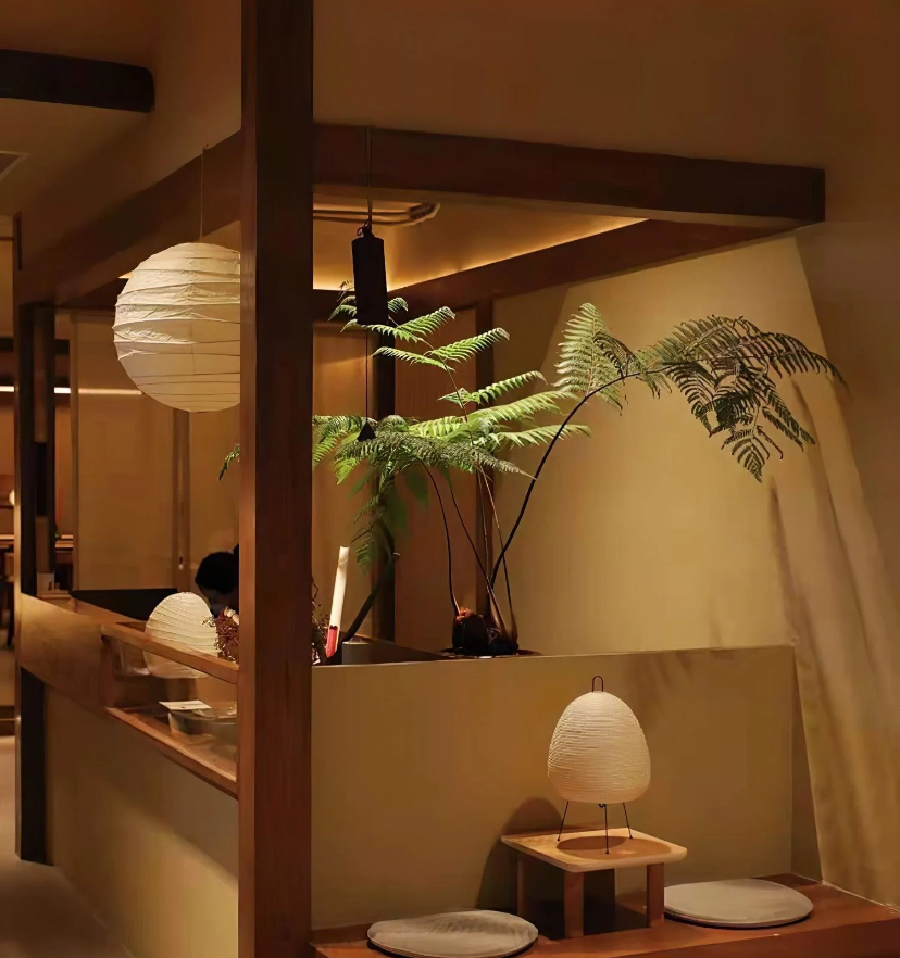 Washi Paper D Pendant Light - Yiarolight