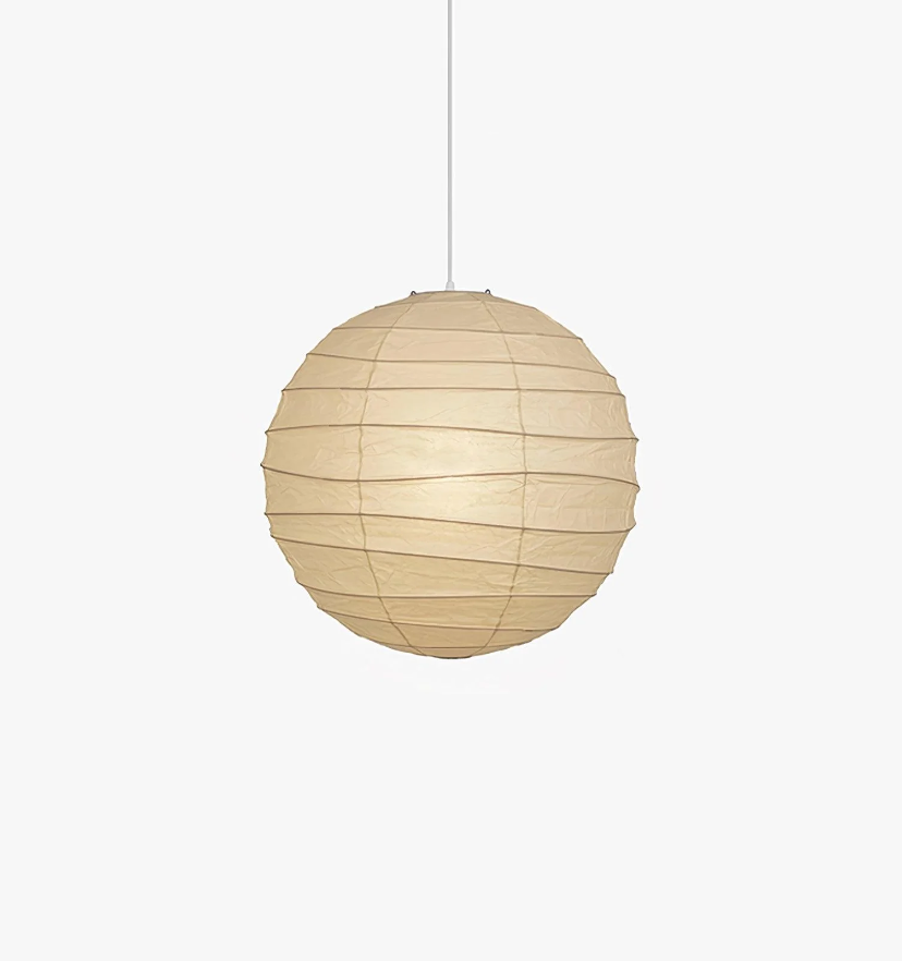 Washi Paper D Pendant Light - Yiarolight